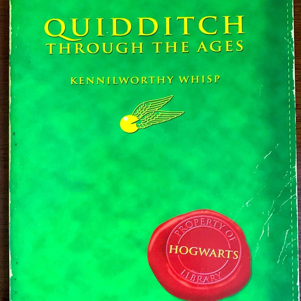 Quidditch Through Ages First American Edition Harry Potter Kennilworthy Whisp